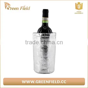 Green Field Washable Kraft Paper Bottle Wine Cooler Bag thumbnail-1