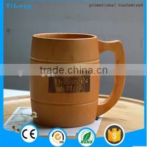 Custom Brand Design Life Coffee Starbucks Drink Wooden Cup thumbnail-5