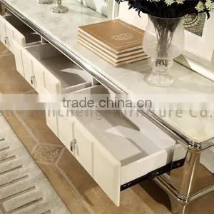 Dining Room Mini TV Stand Turkey Marble Top thumbnail-5