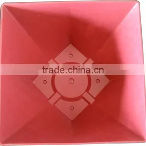 300*205 Biodegradable Colorful Plant Fiber Flower Pot thumbnail-2