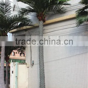 Home Garden Decoration 100cm to 1000cm Height Artificial Indoor Live Plastic Ficus Red With Green Palm Tree EZLS05 1006 thumbnail-3