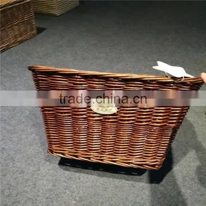 Wholesale Cheap Wicker Removable Accessories for Bicycle &wicker Bike Basket thumbnail-1