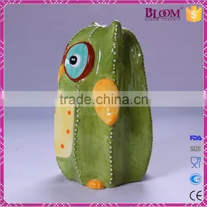 Unique Shape Custom Ceramic Owl Piggy Banks for Sale thumbnail-2