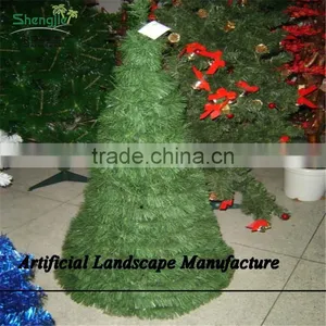 SJZJN 1512 HIGH Quality ! 2015 Green Artificial Christmas Tree & PVC and PE a Variety of Color thumbnail-1