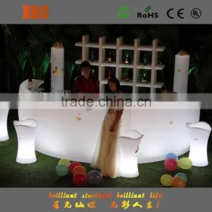 PE Plastic White Color Led Bar Counter GF330 thumbnail-1