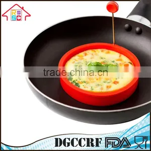 Round Shaped Silicone Fried Egg Rings Silicone Pancake Mold thumbnail-1