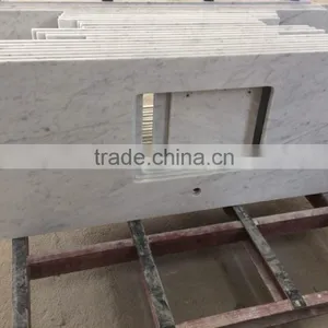 2017 New Cheap Hot Sale White Carrara White Countertop Marble Countertop thumbnail-1