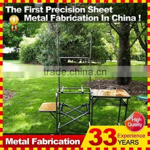 Lifetime Portable Camping Table Stand Folding Aluminum Outdoor Picnic Compact Hiking Family For Sale thumbnail-2
