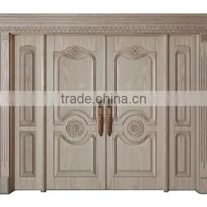 Luxury Antique Solid Wood External Door for Villa and Hotel, Finished by Handcarved BF11-12191c thumbnail-2