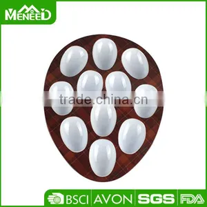 Decorative Party Ware, 11 Eggs Easter Plastic Egg Tray in Melamine Material thumbnail-1
