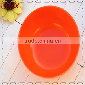 5oz 6oz 7oz Manufacture High Quality Melamine Plastic Round Red Color Salad Bowl Rice Bowl Tableware Bowl thumbnail-1