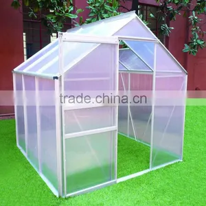 6x6ft Strong Frame Aluminum Green House for Home&garden thumbnail-1