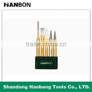 5 Pcs Gold-plated Quality Pin Punch Sets thumbnail-2