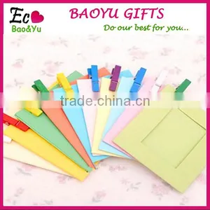 DIY Photo Picture Frame Paper Frames Solid Colorful Home Decorations thumbnail-1