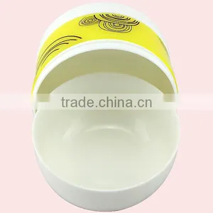Double Wall Ceramic Lunch Box With Handle thumbnail-6