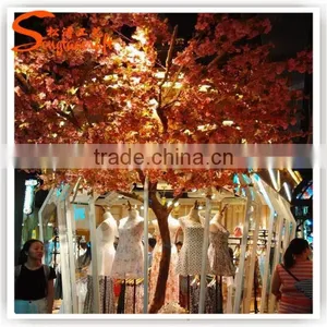Silk Artificial Indoor Japanese Cherry Blossom Trees Branch for Hotel Wedding Decor thumbnail-4