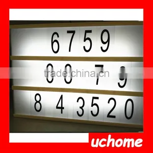UCHOME Cinematic Light Box / Home Decoration Letter Light Box thumbnail-2