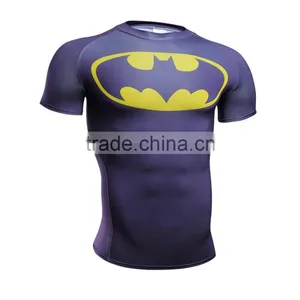 OEM Service Men Sportswear Gym Tight Fitness Jogging High Quality 2017 Mens t Shirts thumbnail-1