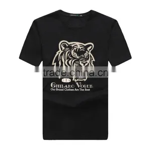 Men's 95%cotton 5%spandex Blank Mens T-shirts Wholesale thumbnail-1