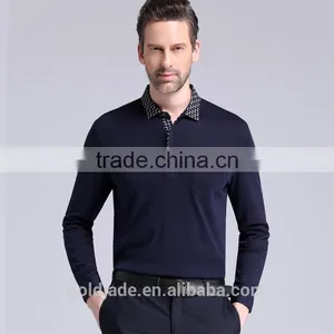 100% Cotton Polo Shirt Long Sleeve Polo Neck Long Sleeve T-shirt Cheap Long Sleeve Polo Shirts thumbnail-1