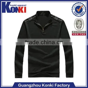Most Popular Skin Tight Cheap Long Sleeve Polo Neck Shirt thumbnail-1