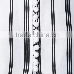 2016 High Quality Fancy Stripe Shirt Elegant Design OEM Service thumbnail-5