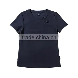 2017 New England College Wind Early Summer Light Blue Short Sleeved T-shirt School Girl Custom T-shirt thumbnail-5