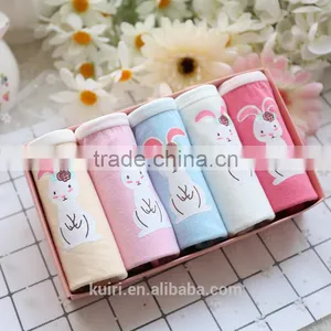 Cute Rabbit Cartoon Cotton Underwear Girl Panties thumbnail-4