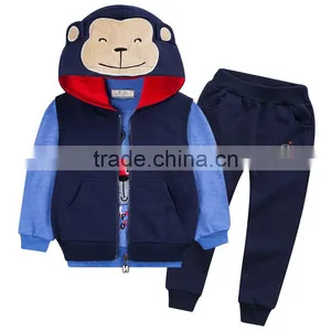 Custom Fashion and Quality Baby Girls Boys Winter Warm 3pcs Clothing Sets thumbnail-1