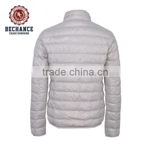 H1052 Mens Light Down Jacket for Male Breathable Coat Winter Wearing thumbnail-3