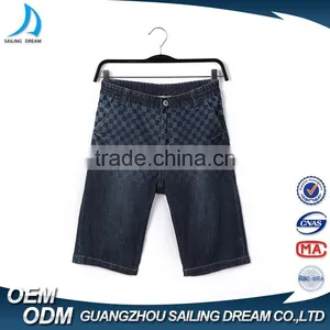 2016 European and American Woven Boys Denim Gradient Printing Pants Fashion Skinny Child Jean thumbnail-1