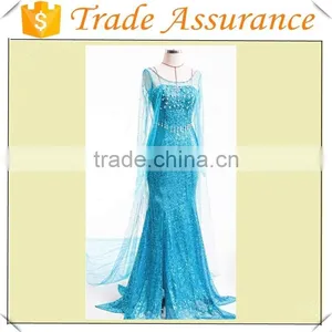Party Frozen Elsa Princess Dress For Adult thumbnail-1