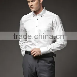 Latest Style Man Dress Shirts With Long Sleeve thumbnail-2