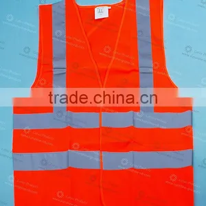 High Quality Custom Logo Reflective Safety Vest Reflective Cloting Safety Vest thumbnail-1