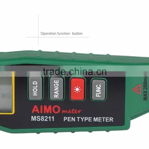 2017 Hot Sale MS8211 Digital Pen Type Multimeter Multitester Handheld Meter DMM Non-contact Voltage NCV Detector thumbnail-4