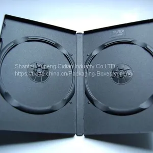 Dvd Case Printing Dvd Box Printing cd Dvd Storage Case 14mm Double Black Rectange (YP-D802H) thumbnail-2