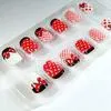 Mickey Fake Finger Nail Art Bowknot / Polka Dots Nail Cover ABS Plastic thumbnail-1