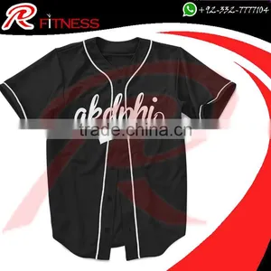 Customized Size and Custom Tackle Twill Baseball Jersey thumbnail-4