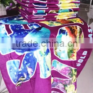 Wholesale 100%cotton Printed Stock Beach Towel Htbt09-21 thumbnail-3
