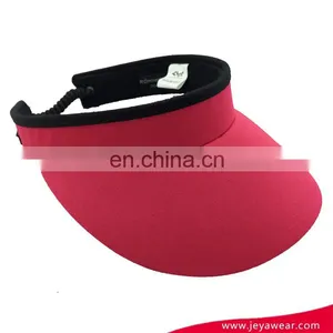 Hot Selling Summer Cap Wide Brim 100%cotton Twill Sun Visor Cap thumbnail-3
