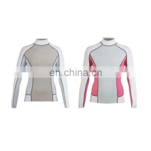 Custom Printed Women Compression Shirt Rash Guard thumbnail-4