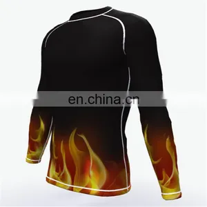 Fitness Sublimated Rash Guard Custom Logo thumbnail-6