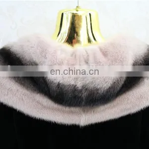 Original Import Mink Fur Coat Jacket New Dyed Fashion Woman Best Selling Long Mink Fur Coat thumbnail-4