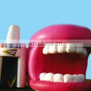 Gaint Mouth Tooth Replica Model Inflatable Toothpaste Advertising Product thumbnail-1
