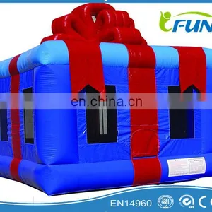 Gift Box Inflatable Bouncer for Sale/inflatable Gift Box Bouncer/inflatable Gift Box Jumping Bouncer thumbnail-5