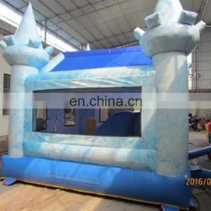 Small Indoor Inflatable Snow World Air Jumper Inflatable Mini Snow Castle Jumpers thumbnail-2