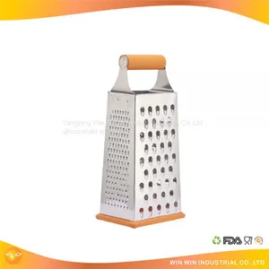 Top Supplier Good Design 4 Side Industrial Mini Manual Stainless Steel Rotary Cheese Grater thumbnail-1
