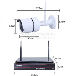 4CH Wireless WiFi IP Camera Security Recording System CCTV for Home Security Built-in 10 Inch thumbnail-4