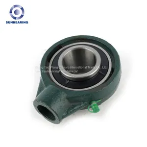 SUNBEARING UCHA212 Green 60*142*65.1mm Chrome Steel GCR15 Pillow Block Bearing thumbnail-1