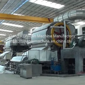 Mini Tissue Paper Processing Equipment 1092mm Toilet Paper Making Machine for Sale thumbnail-4
